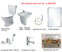 Combo Thiết Bị Vệ Sinh INAX giá rẻ C117-1